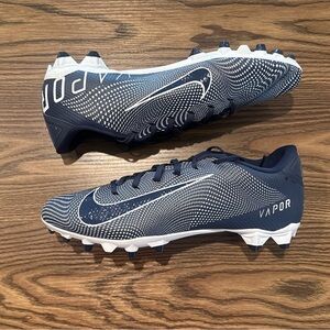 Size 12.5 Nike Vapor Edge Team Football Cleats Navy Blue CZ2606-401